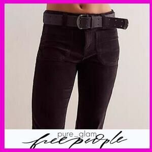 Free People corduroy pants cropped